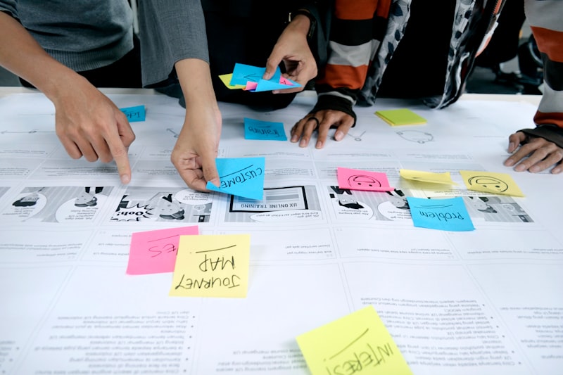 Creative team workspace
